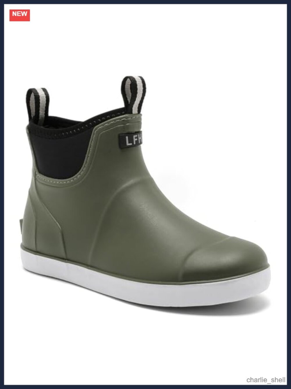 Waterproof Rubber Ankle Deck Boots Fishing Rain Booties